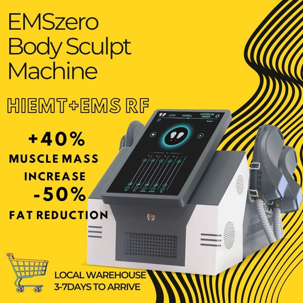 

body sculpting 4 handles body shaping new good effect muscle building ems electric body slimming machine