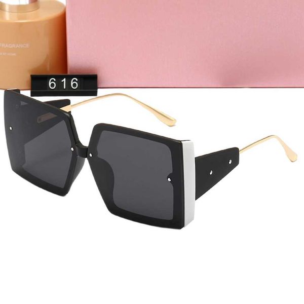 

sunglasses designer fashion luxury new polarization mirror women's large frame outdoor leisure travel ins holiday glasses, White;black