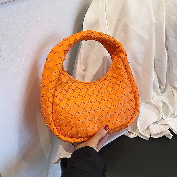 

designer jodie evening bags of botegss ventss 2023 new handbag small fresh original woven underarm bag version simple with real logo