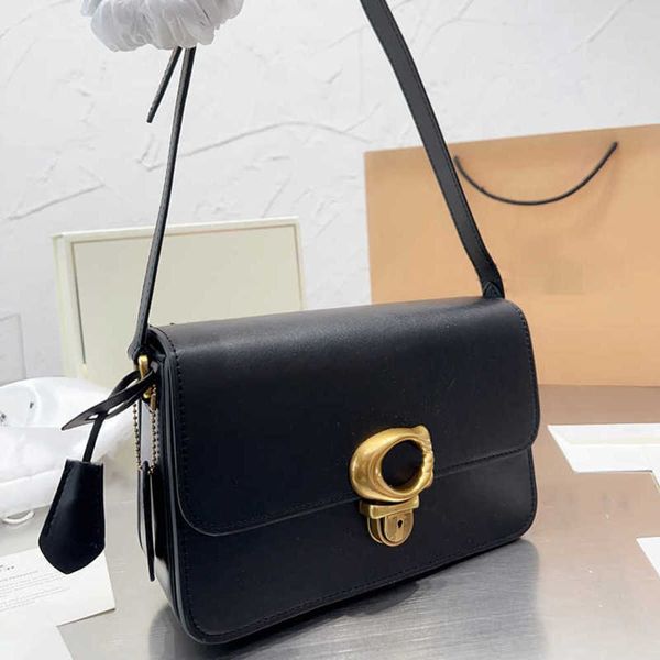 

shoulder bag leather totes designer bag underarm crossbody bags for women trend brown purse handbags vintage messenger wallet 230424