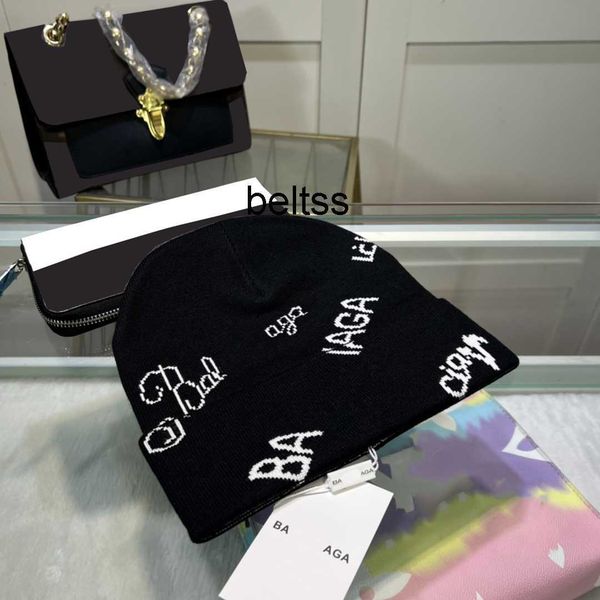 

designer beanie luxury beanie knitted hat animal leisure warm design hat christmas gift classic hat dust bag 9 colors, Blue;gray