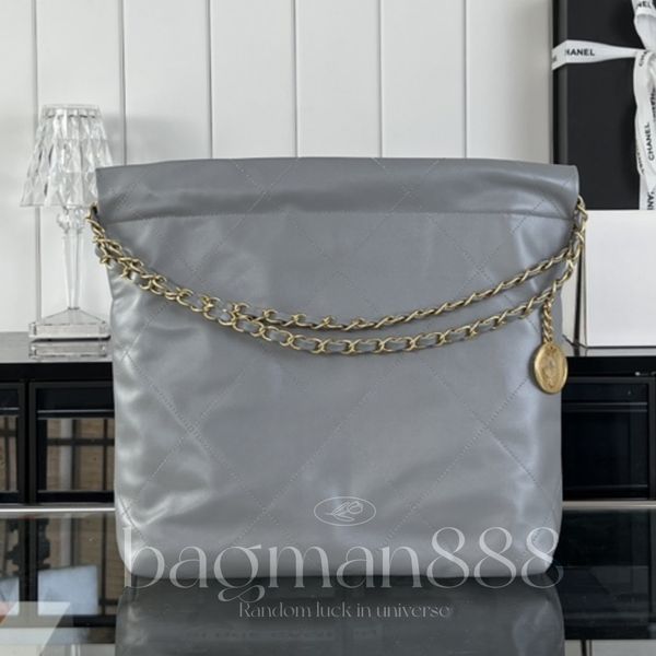 

fashion luxury designer garbage bag tote handbag drawstring pearl chain caviar leather duma mini handbags women clutch cross body shoulder b