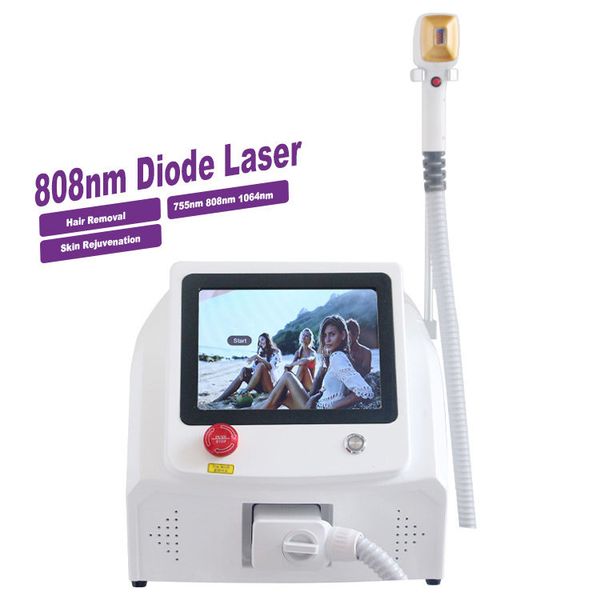 

2024 permanent hair remover diode laser follicle remove long effect depilation big spot size beauty apparatus for commercial, Black