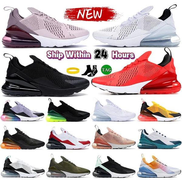 

with box 270 running shoes women 270s shoe triple white black university gold barely rose medium olive pure platinum sneakers outdoor sneake