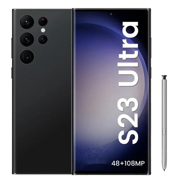 

s23 ultra 5g smart phone 4g lte octa core 6gb 128gb s22 6.8 inch punch-hole full screen fingerprint face id 13mp camera gps 1tb 512gb 256gb