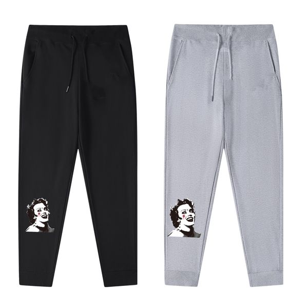 

fast sweatpants all-match casual sports pants for men and women couples high street v elastic casual bf high loose for men and women drawstr, Blue