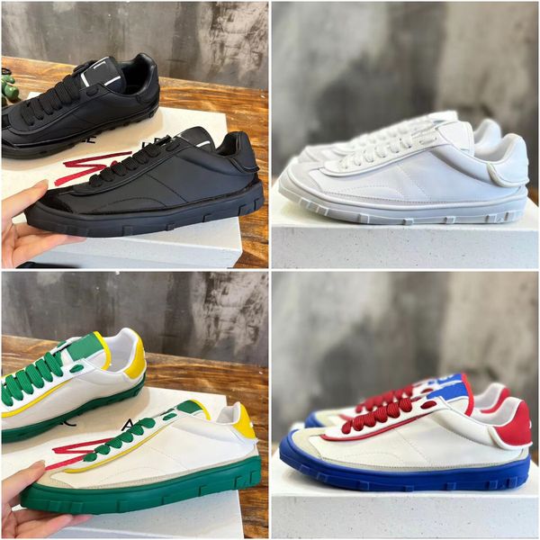 

together sneakers new men space calfskin suede leather sneakers designers leather rubber luxury daymaster ns1 casual sports shoes size 39-45, Black