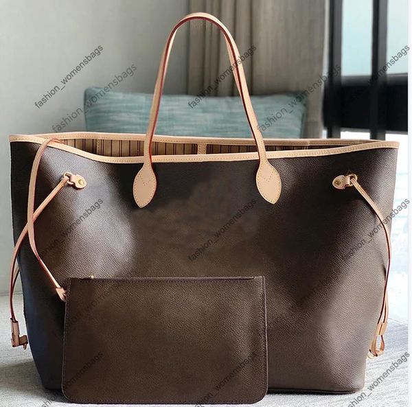 

10a purse mirror quality designer tote bag clutch large fashion women shopping shoulder genuine leather classic letter handbag 2pcs set luxu