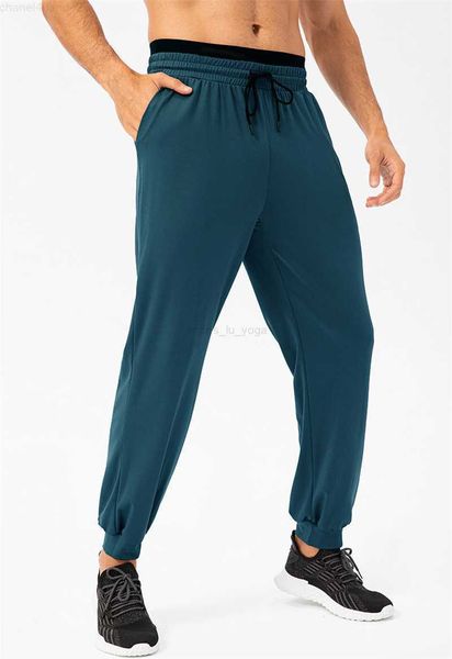 

ll men jogger long pants sport yoga outfit quick dry drawstring gym pockets sweatpants trousers men's casual elastic waist fitness l213