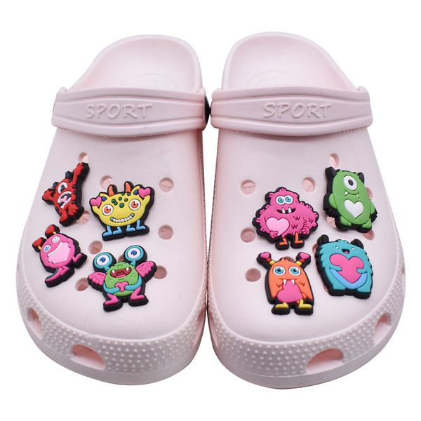 

anime baby girl monster charms wholesale childhood memories funny gift cartoon charms shoe accessories pvc decoration buckle soft rubber clo, Blue