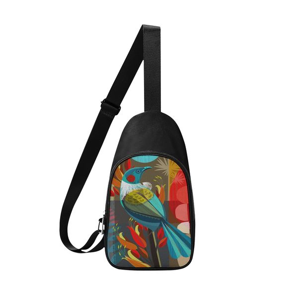 

diy custom men's chest bags women's shoulder bags chest bags blue beautiful production of personalized exclusive custom couple gif