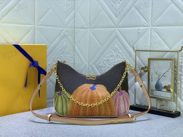 

boulogne pumpkin women crossbody bag m46470 shoulders messenger bags fashion classic womens leather luxury designer handbag