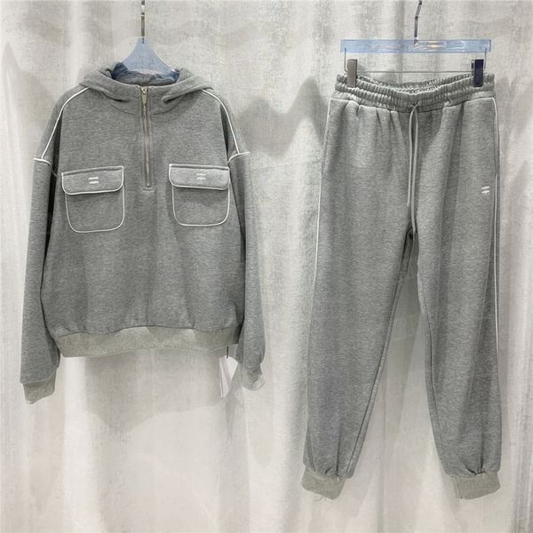 

women tracksuit hooded hoodies sweatpants 2pcs sets fashion style swatshirts sports pants jogger running sportswear, Black