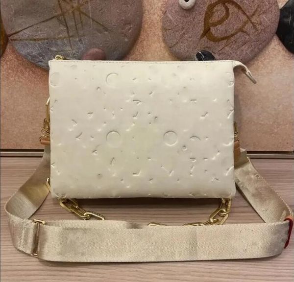 

m57790 thick chain shoulder bag designer bag genuine leather cross body bags clutch handbag luxury brand messenger package wallet purse
