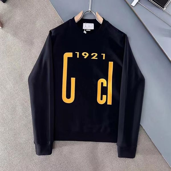 

2023 mens sweater designer letters 3d embossed long sleeve tshirt cotton round neck sweatshirt men women sweaters loose pullovers-5xlm, Black