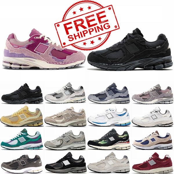 

luxury shoes new 2002r mens womens protection pack pink phantom rain cloud white light arctic grey purple outdoor sports ballance trainers s