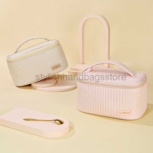 

totes women's leather travel high capacity cute makeup bag portable ice cream color makeup bag women's makeup bagstylishhandbagsst