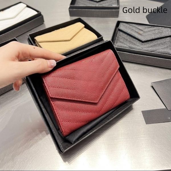 

designer wallet cc bag card holder purse magnetic hasp woman flap coin purse key pouch small luxury wallet zippy wallet cute bags, Red;black