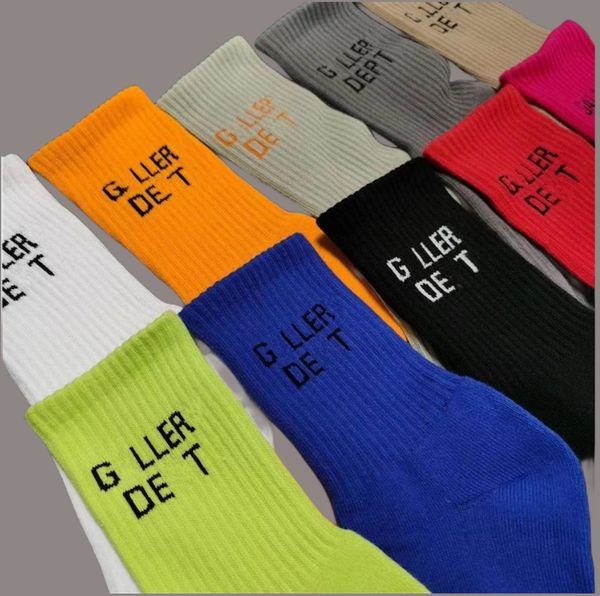 

designer socks cotton socks for men and women classic alphabet breathable socks multiple options colors fashion pure color football basketba, Black