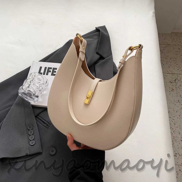 

beige bag niche designer bag, high-end texture niche design bag fashion solid color single shoulder crossbody bag all-in-one underarm bag, w