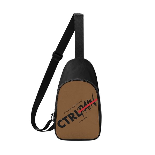 

diy custom men's chest bags women's shoulder bags chest bags brown beautiful production of personalized exclusive custom couple gi