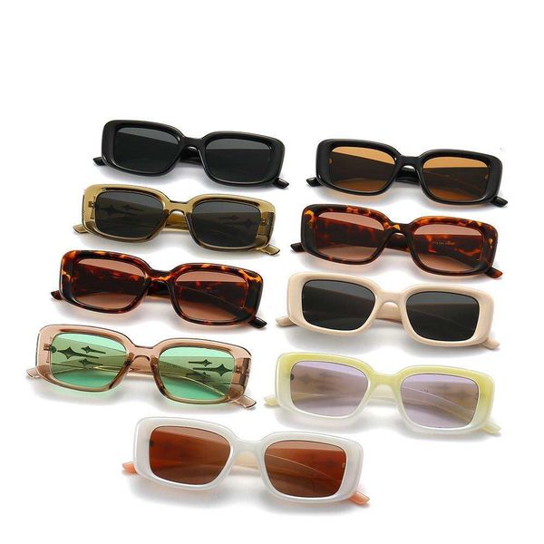 

gm galaxy star small box sunglasses fashion, White;black