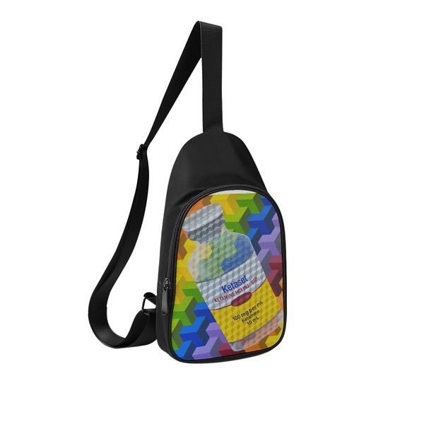 

diy custom men's chest bags women's shoulder bags chest bags green beautiful production of personalized exclusive custom couple gi