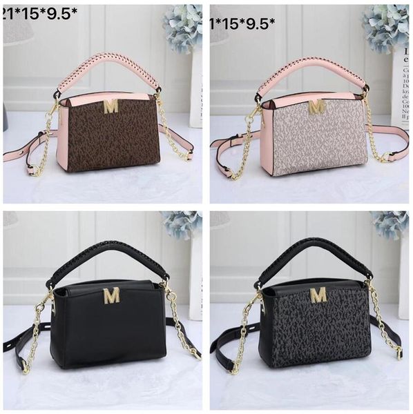 

luxury designer bag classic womens m k handbag lady clutch purse women cross body shoulderbag large capacity messenger tote full-grain litch, Black