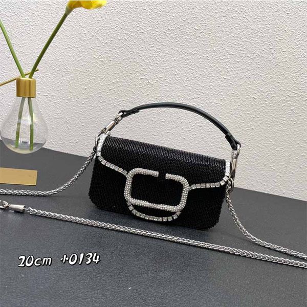 

10a designer shoulder bag with chain women diamond handbag with removable handle and sliding chains crossbody clutch bag magnetic buckle swi