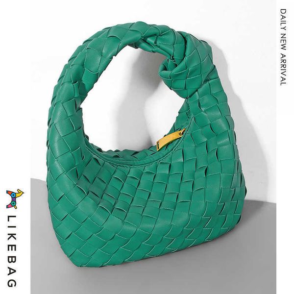 

botegss ventss jodie evening bags for sale fashion summer new knitting cloud bag small crowd design dumpling handbag knot with real logo