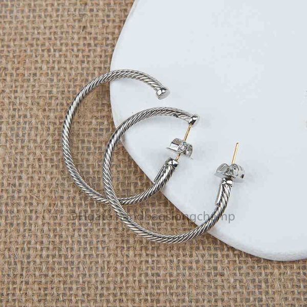 

women fashion earrings designer jewelry glamour chic hoops luxury classic semicircular earring for womens round birthday party accessories l, Golden