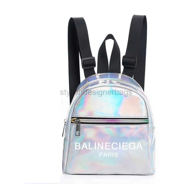 

totes mini transparent bag holographic zip front backpack clear bag for women desiigner bag high-quantity handbags stylishdesignerbags