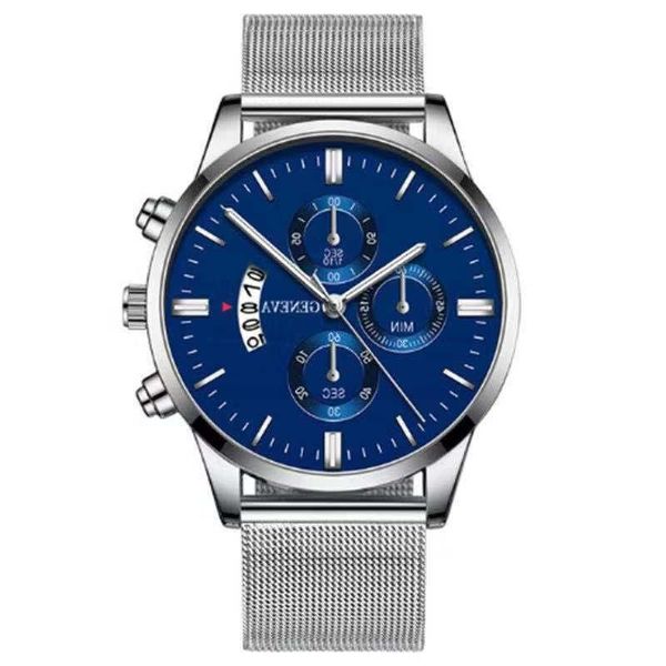 

watch 2023 automatic sports fashion quartz large calendar dial men's watches watch gold vnupo, Slivery;brown