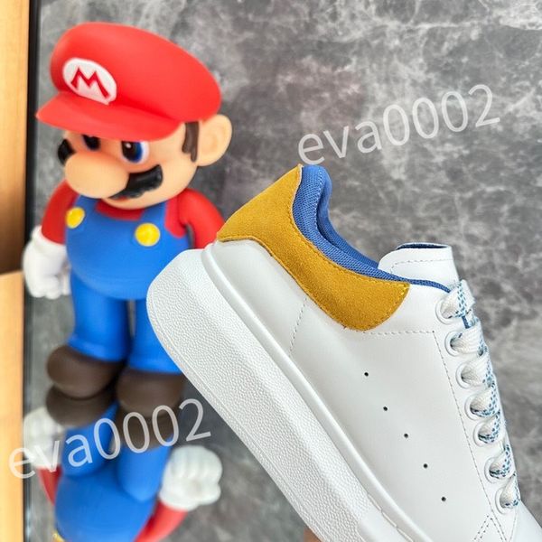 

new luxury designers men casual shoes leather sneaker women's transparent sole sneakers platform trainers size 35-46 xsd221101, Black