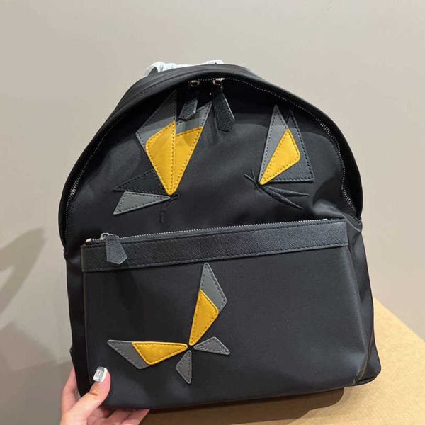 

monster eyes backpack casual designer bag commuter nylon zipper backpack fashion backpack 230815
