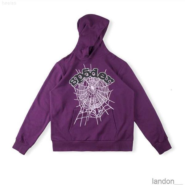 

men's hoodies sweatshirts purple spider web cotton women's hoodie, Black