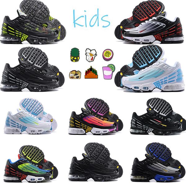 

tn3 plus tn enfant tn 3 kids shoes children maxs kids designer sneakers baby boys and girls triple black white blue pink trainers mesh outdo