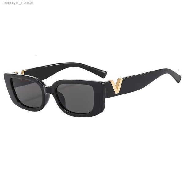 

frame sunglasses v square small fashion trend women's sunglasses 2023 new street show efls g4tj, White;black
