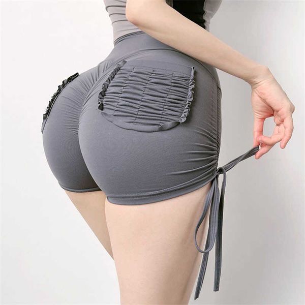

lu lu lemon cargo shorts women gym shorts scrunch butt booty tight workout shorts for women fiess drawstring yoga shorts pocket226