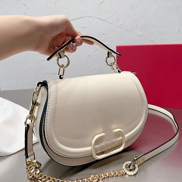 

designer fashion women's cross body hand bags luxury personality temperament versatile genuine leather women saddle bag