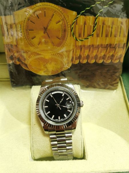 

with original box watch 41mm president datejust 116334 sapphire glass asia 2813 movement mechanical automatic mens woman watches 64, Slivery;brown