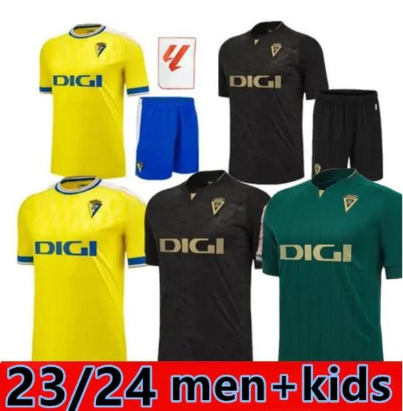 

cadiz soccer jerseys 2023 2024 carnaval special jersey home away lozano lucas mabil fali r. alcaraz alarcon a. negredo blanco men kids kit 2, Black;yellow