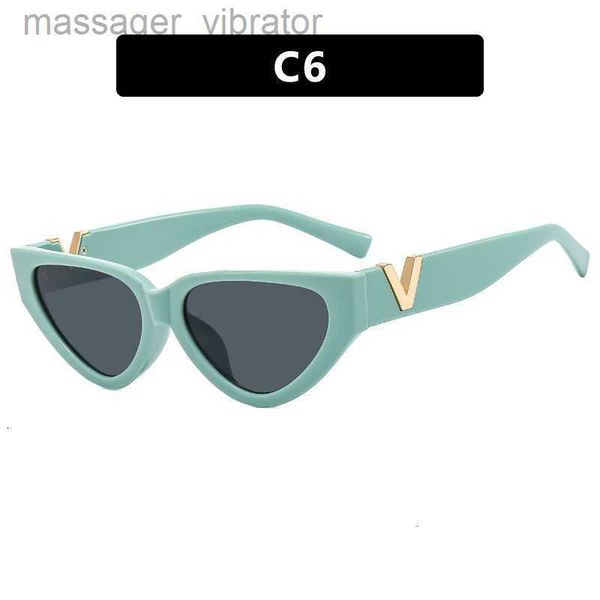 

Small 2023 New Fashion Show Frame V Cat Eye Sunglasses Women's Fashion G29K 2 D5O5