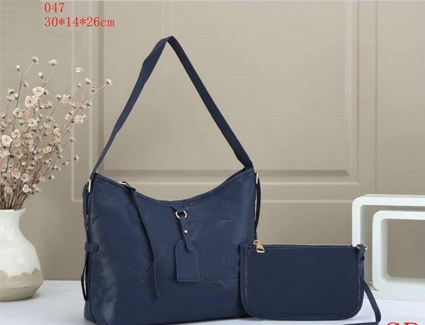 

women designer bags 2pcs/set tote bag shoulder bag luxury handbags large capacity shopping beach bags pattenrs classic composite bag wallet