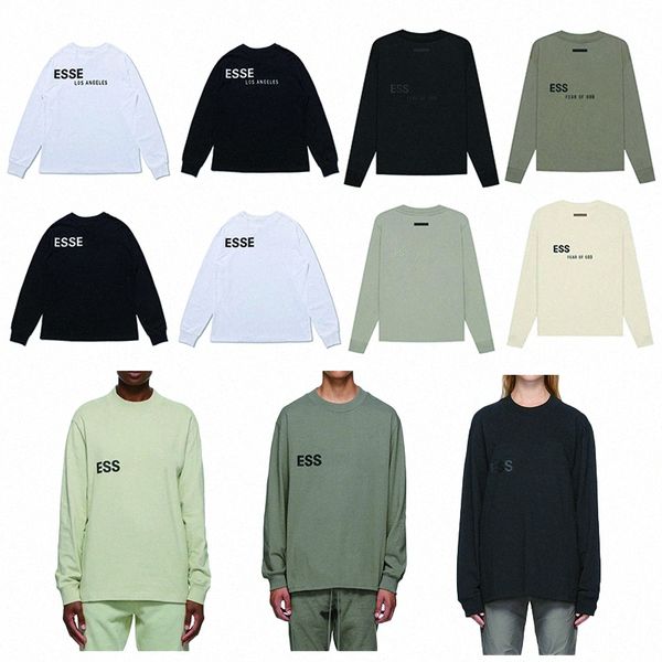 

men designer hoodies letters printed sweatshirt ess women hoodie spring trend long sleeve casual round neck hoody cotton sweatshirts i112#, Black