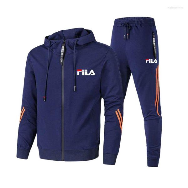 

men's tracksuits spring autumn color-blocking cardigan stand collar fashion high-quality set youth simple sports suit zipper tracksuit5, Gray