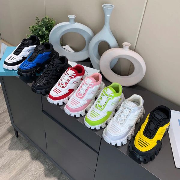

designer cloudbust thunder sneakers casual shoes p camouflage capsule series shoe color matching increase platform rubber sneaker, Black