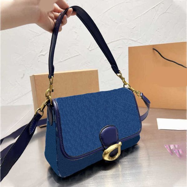 

vintage denim crossbody luxury bag womjen hobo handbags soft leather large capacity shoulder bag underarm bag cowboy handbag 230209