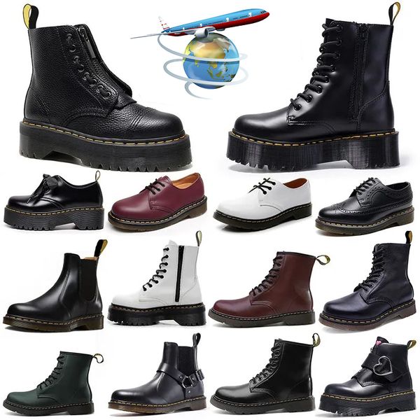 

dr martins designer boots womens doc martens boot martin men luxury sneakers triple black white classic ankle short booties winter snow outd