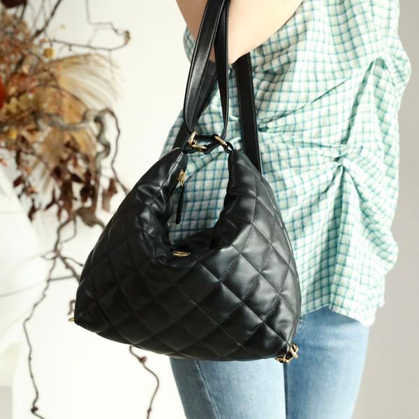 

10a mirror quality 37cm real leather quilted flap caramel purse luxury designer womens crossbody shoulder strap box handbag c008
